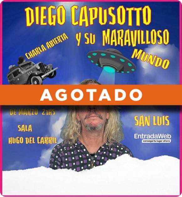 Diego Capusotto en San Luis.