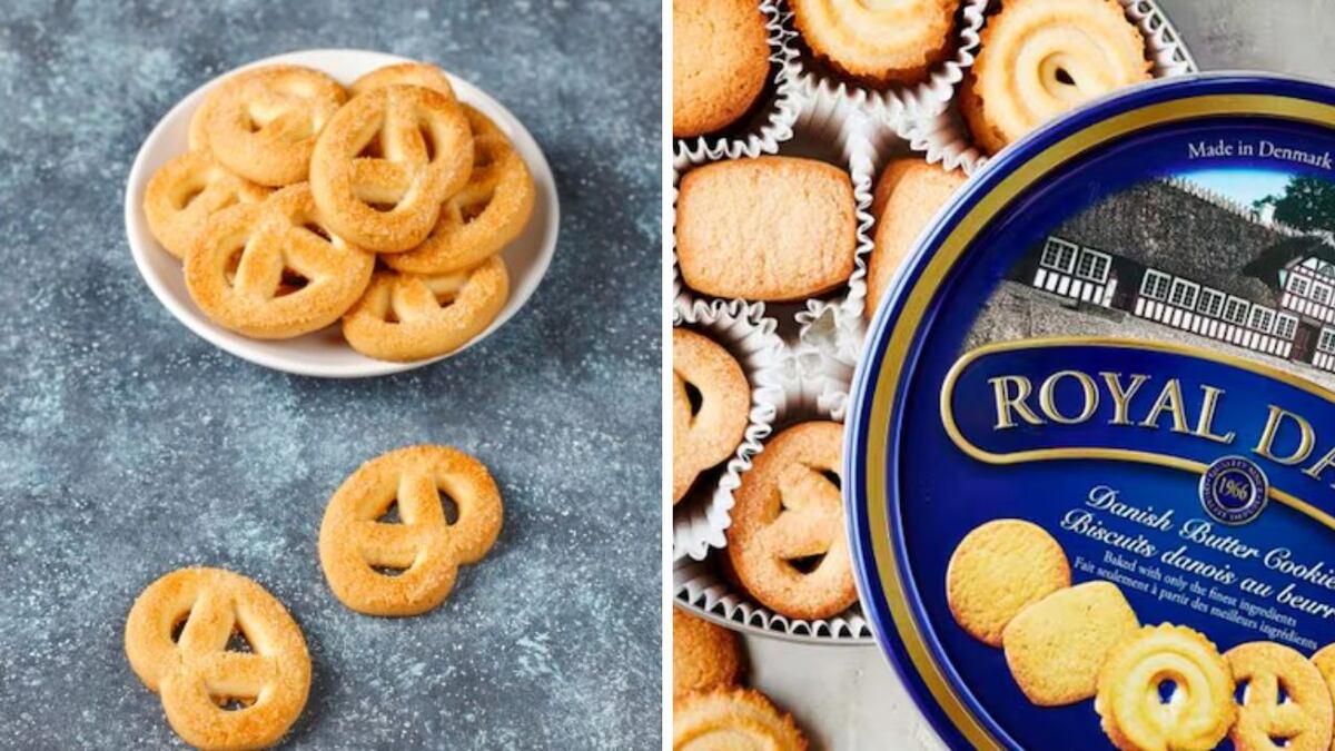 Igualitas a las de lata y sin gastar de más: la receta imperdible para hacer galletas danesas para la merienda