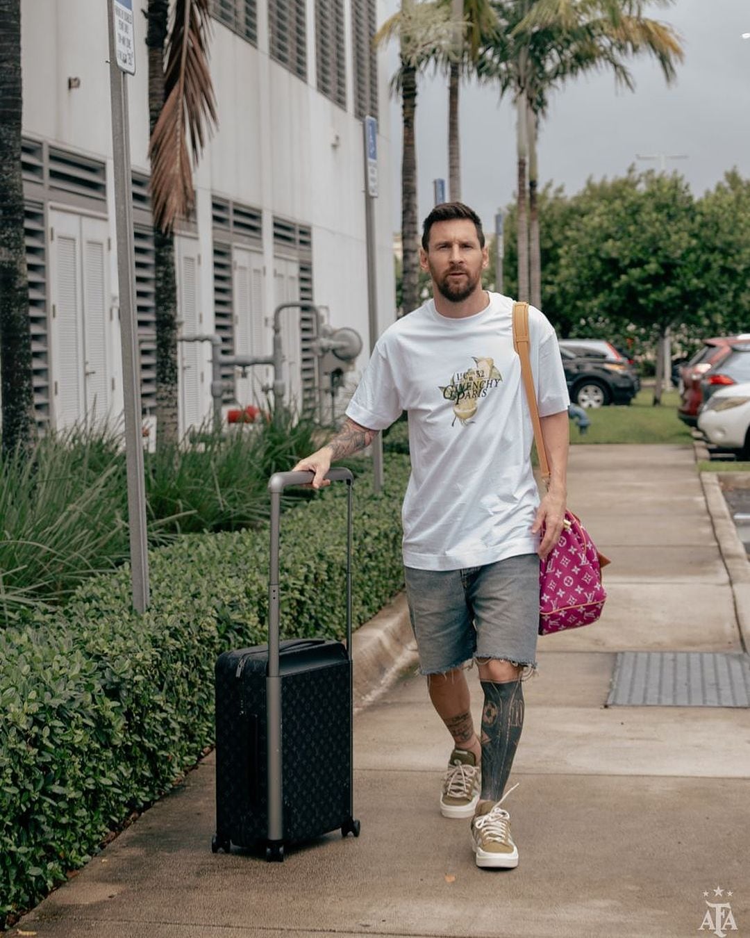 Lionel Messi y su Louis Vuitton