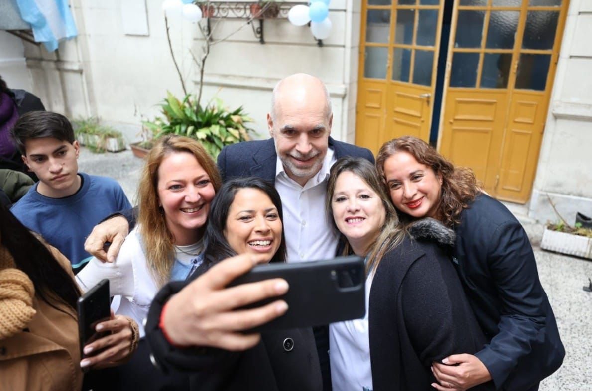 Horacio Rodríguez Larreta en el acto de la Ciudad de Buenos Aires por el Día de la Independencia.