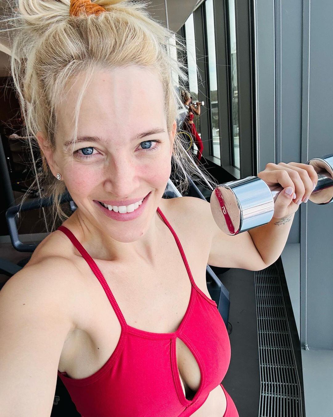 Luisana Lopilato mostró su entranamiento