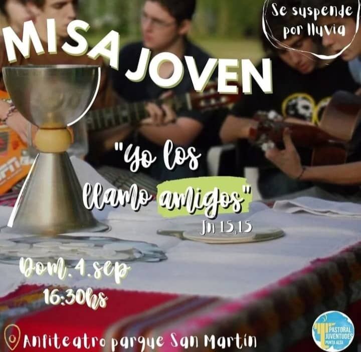 “Misa joven” en el parque San Martín