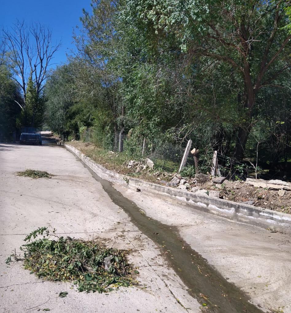 Arreglos en las calles de Carlos Paz.