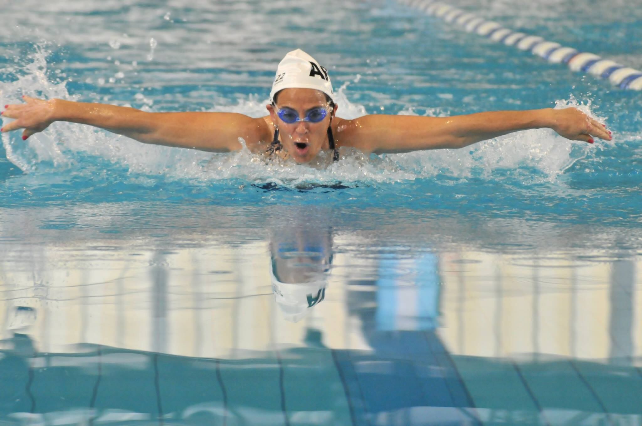 Rosana Mateos, en natación.