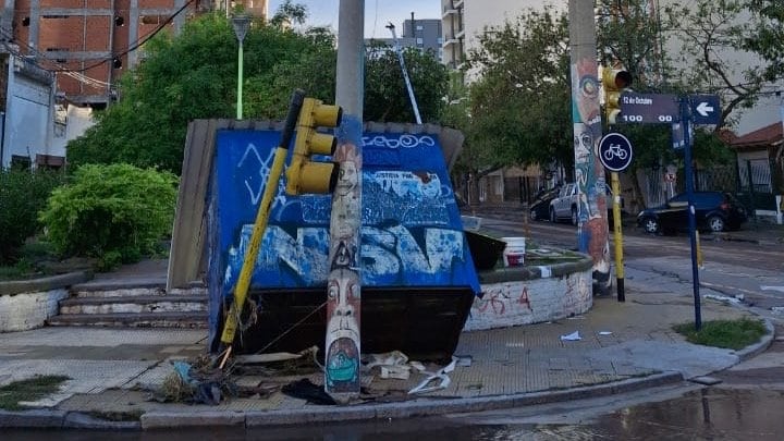 Bahía Blanca. Imágenes de cómo quedó la situación tras el temporal (Gentileza La Nueva).