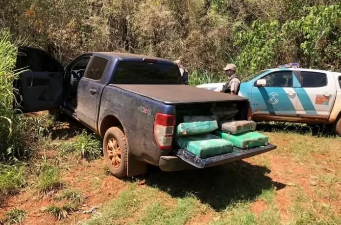 Más de una tonelada de marihuana incautada en Puerto Libertad.