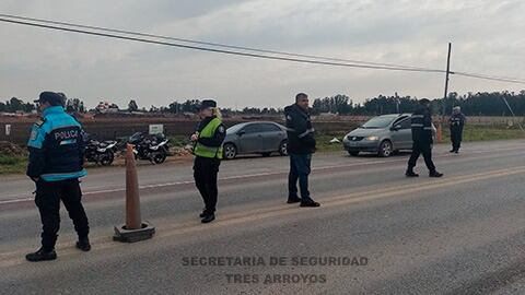 Continúan los controles de tránsito en Tres Arroyos.