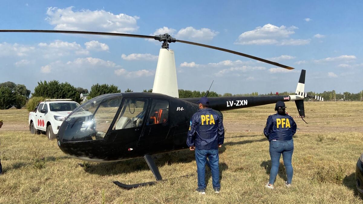 Helicoptero secuestrado en Gualeguaychú - plan fuga narco.