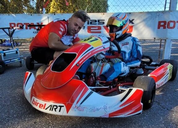 Fausto Arnaudo piloto karting Arroyito Birel Art