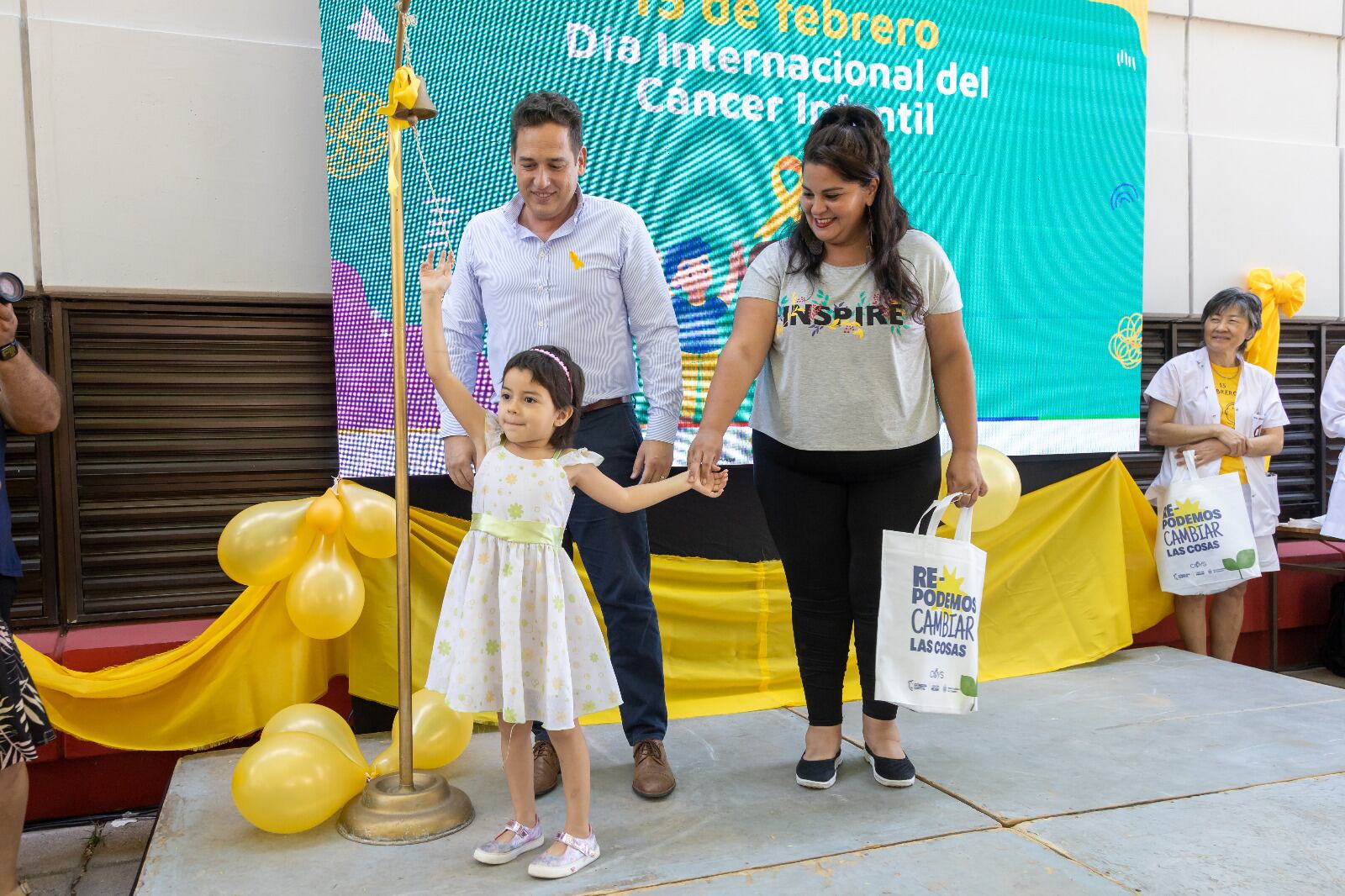 Alta Córdoba. Campanazo para concientizar sobre el cáncer infantil (Gentileza).