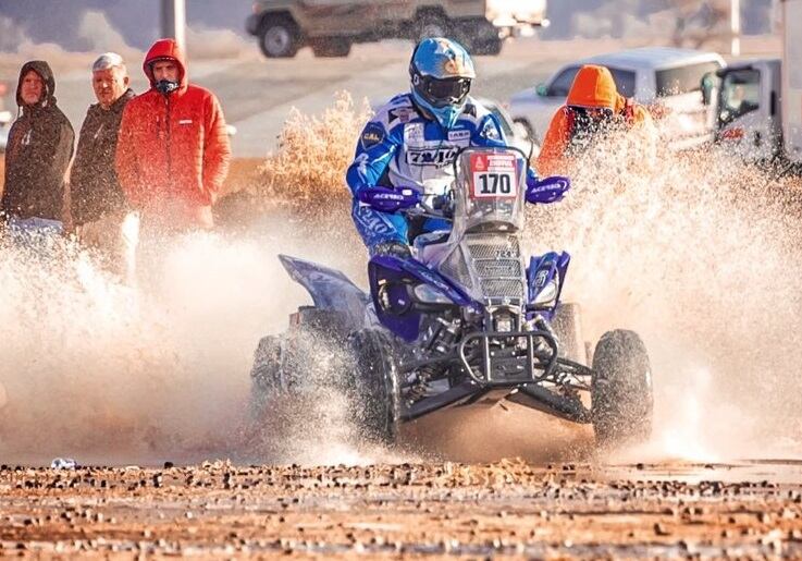 Manuel Andújar sigue recuperando terreno en el Dakar 2022.