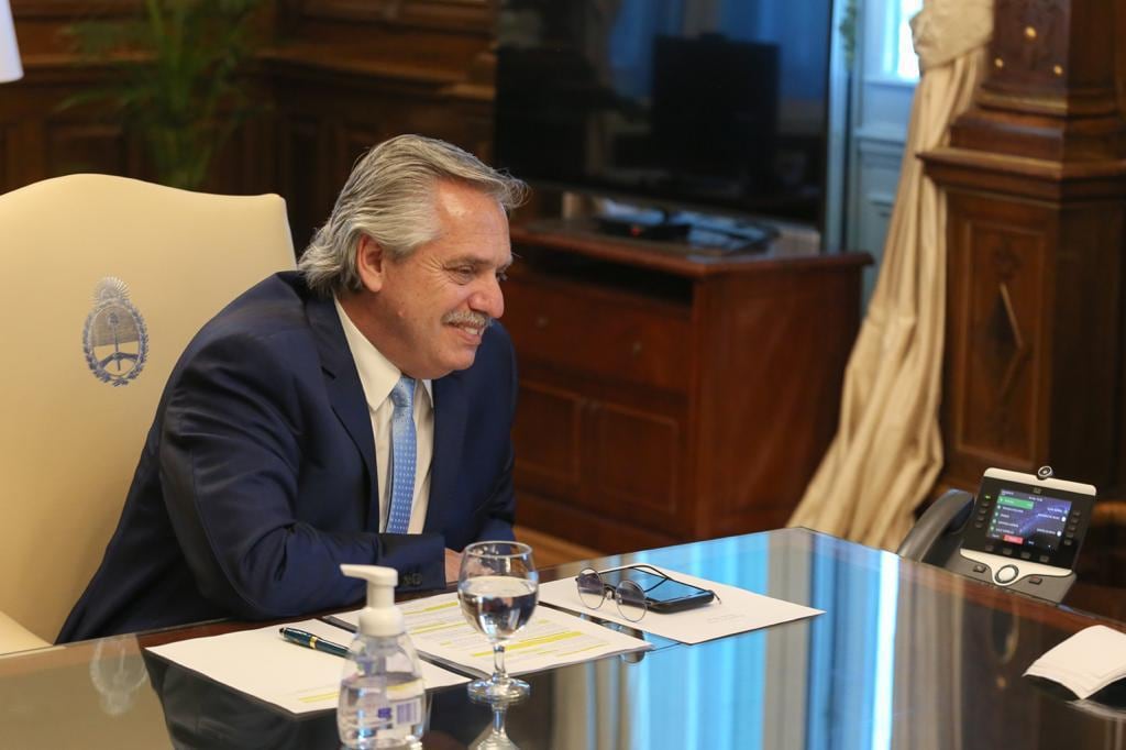 Alberto Fernández dialogó con el presidente electo de los Estados Unidos, Joe Biden. (Foto: Presidencia)