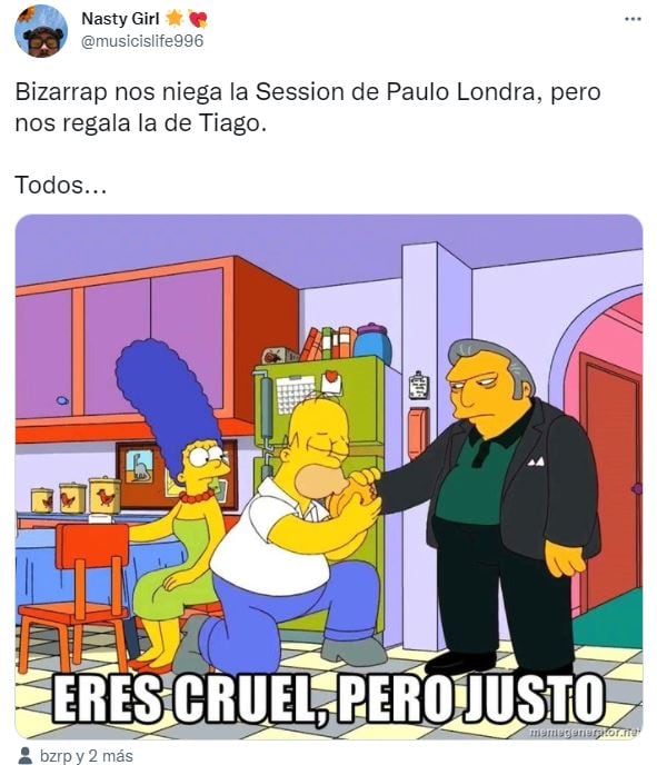 Memes de la BZRP Music Sessions 48 con Tiago PZK.