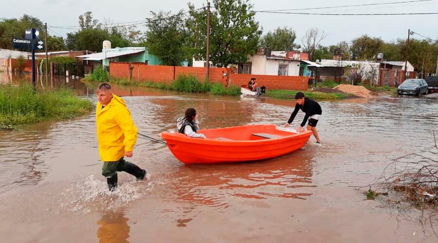 La tormenta en Santa Rosa 