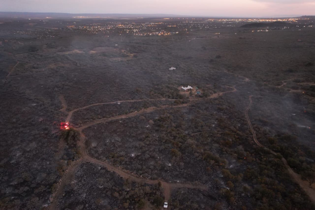 Incendio en el norte de San Luis