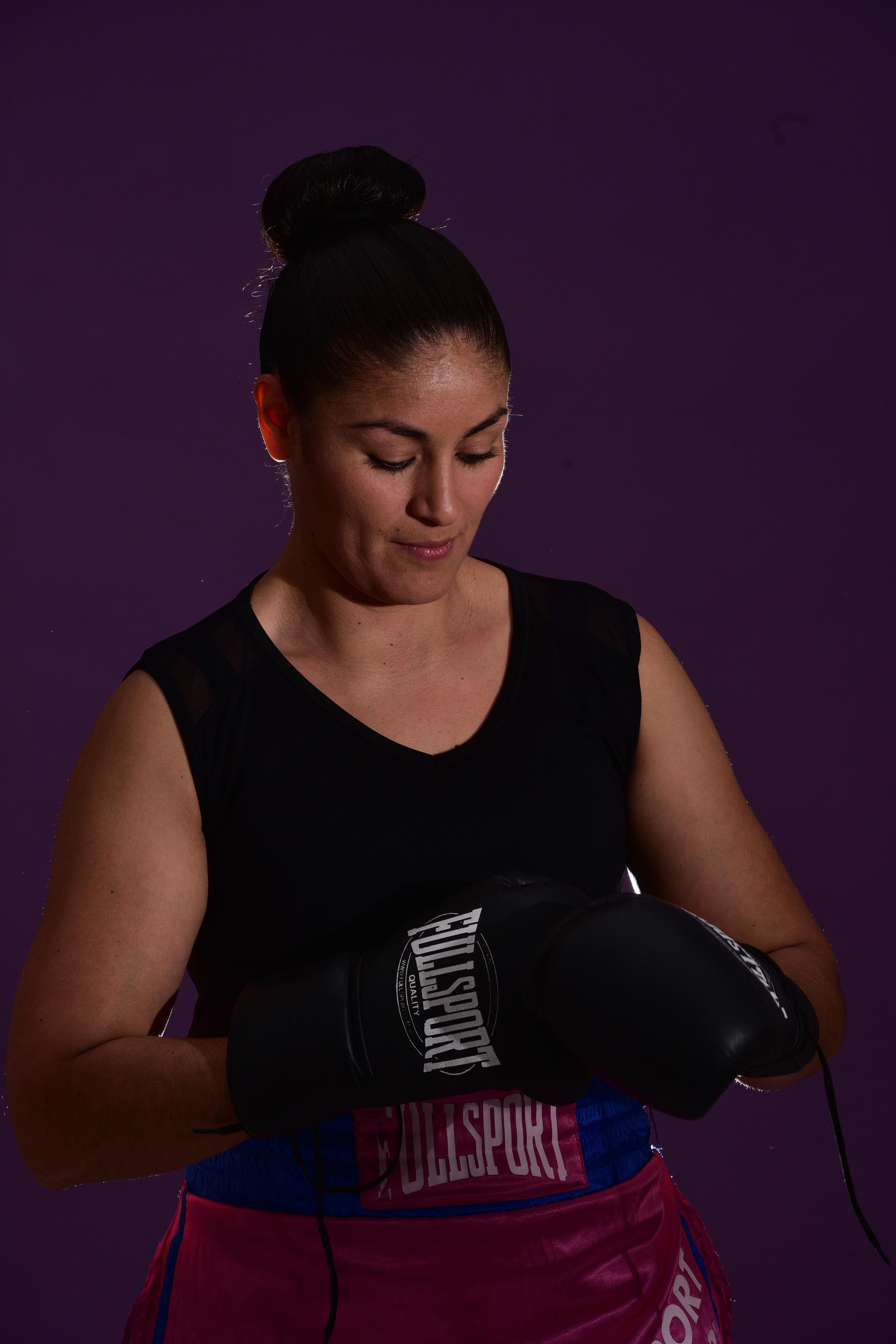 Cintia Castillo boxeadora de Juárez Celman Córdoba. (José Gabriel Hernández / La Voz)