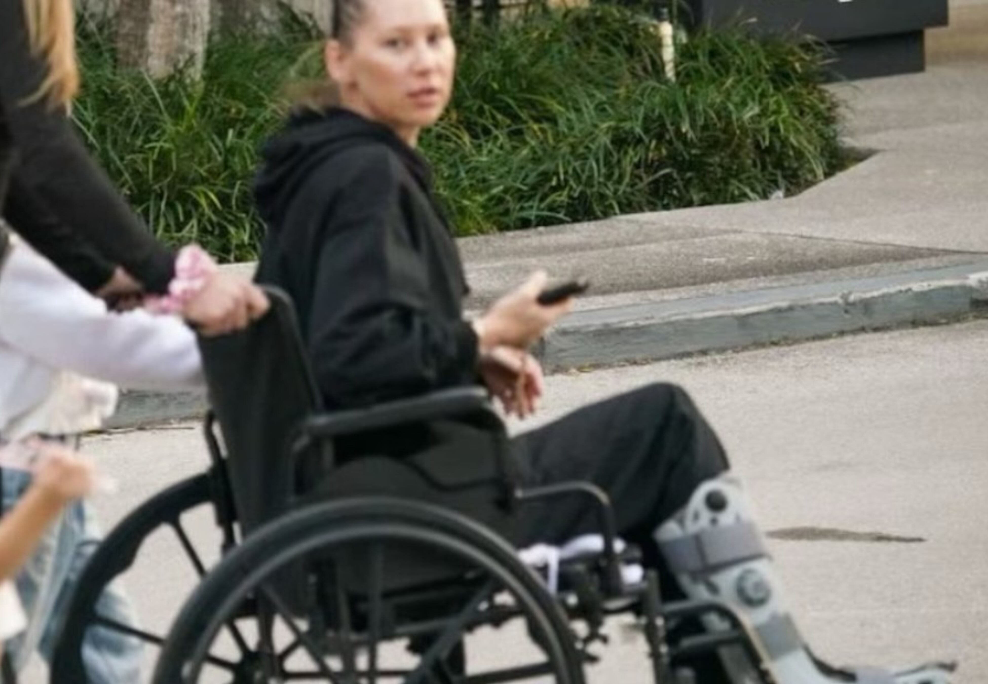 Así se la vio a Anna Kournikova.