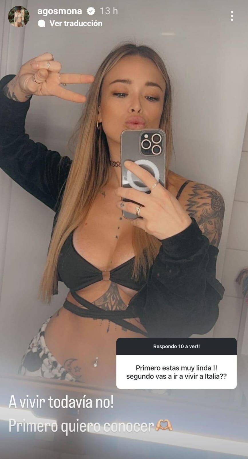 Agostina de Gran Hermano puso en stand by la convivencia con Luifa Galesio con una foto para el infarto