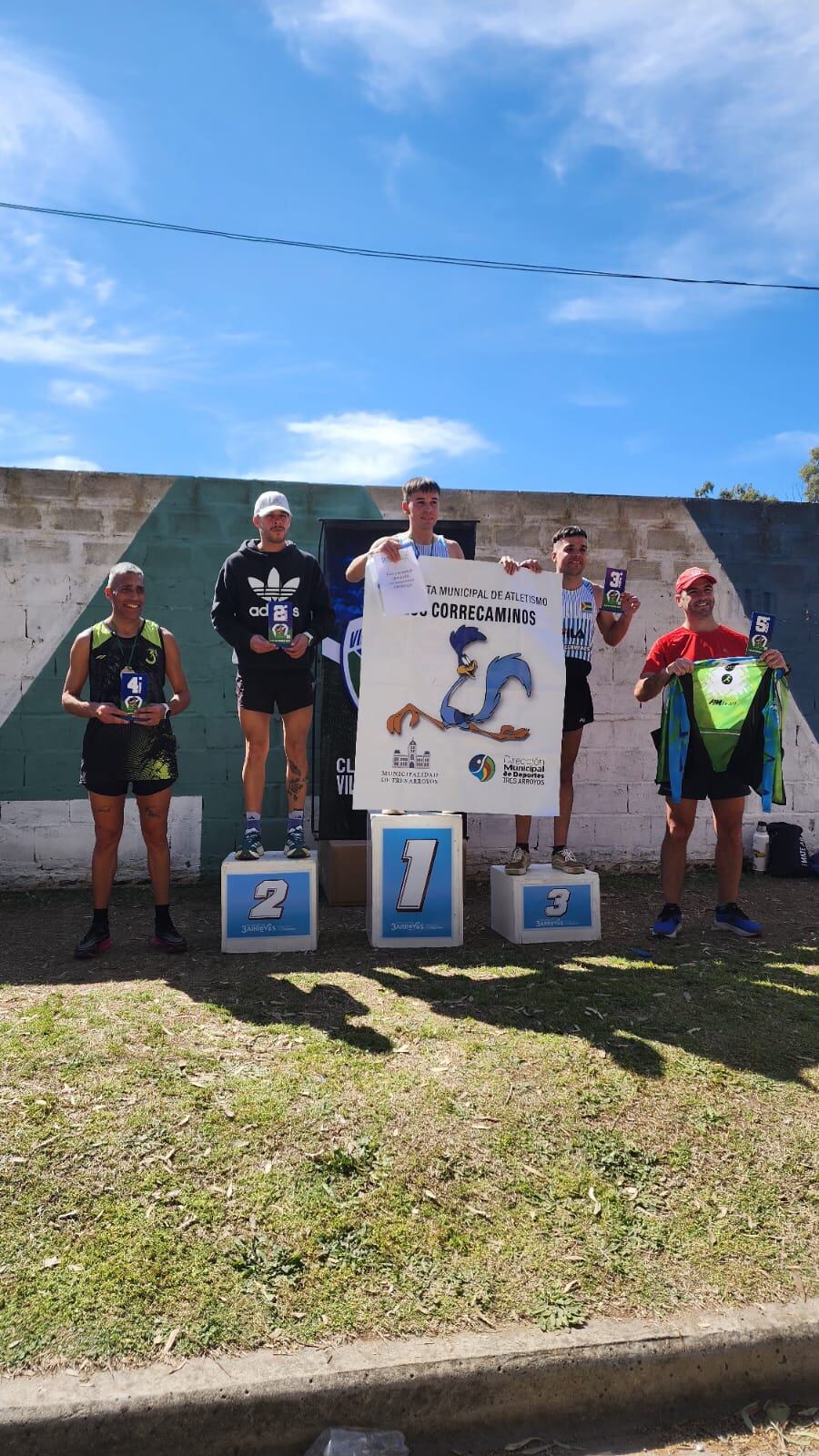 Resultados de la prueba atlética Villa Corre