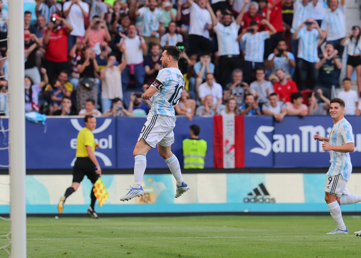 Amistoso: con una fiesta de goles de Messi, la Selección se impuso 5-0 ante Estonia