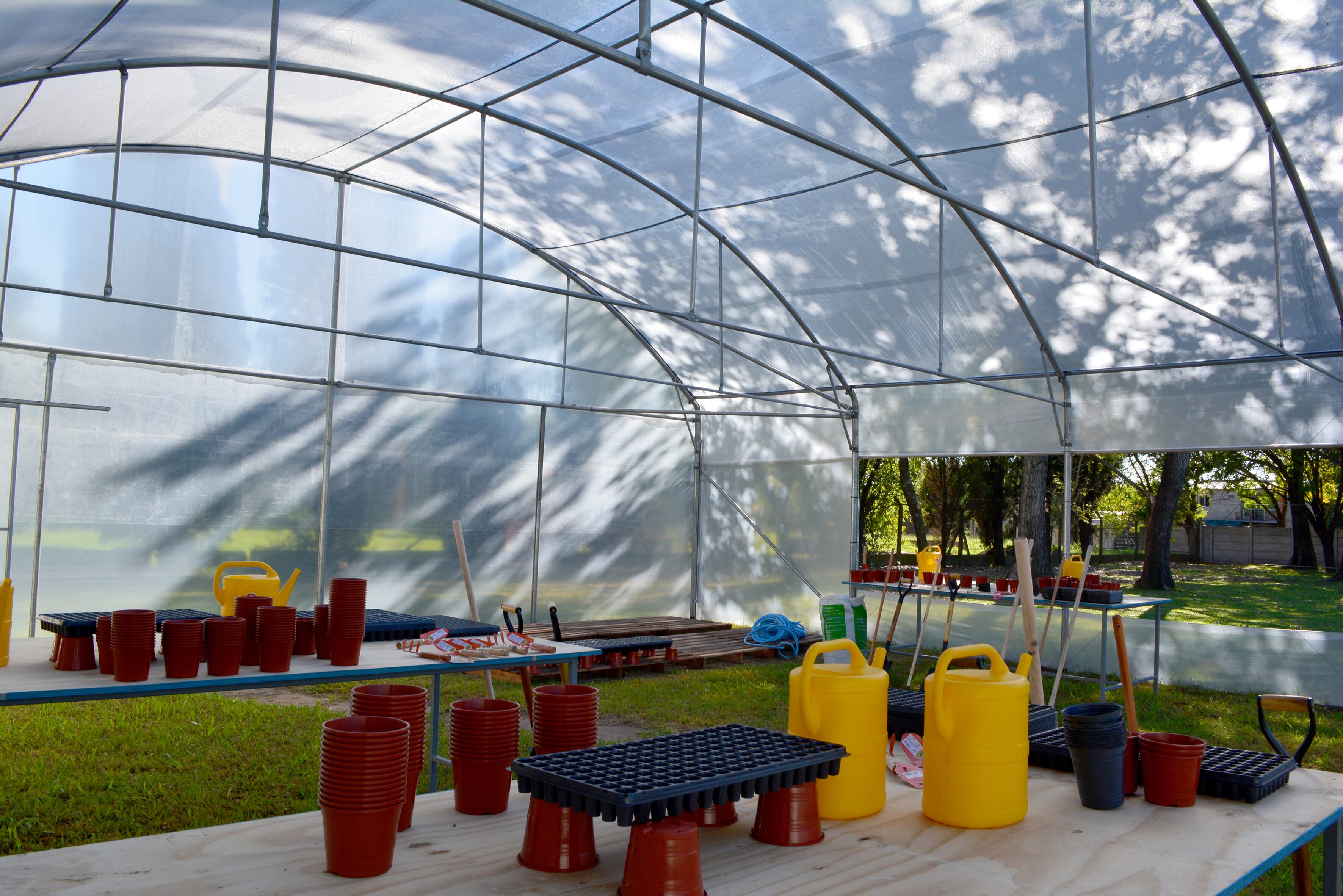 Con el taller de cocina, vivero y huerta vamos a prepararlos para una salida laboral. Tenemos muchas expectativas de este gran vivero que nos han dado porque se nos abren muchas posibilidades”, expresó la directora Griselda Valeri.