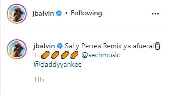 J Balvin y el mensaje para Residente.