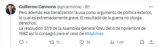 Carmona sigue el hilo tras el debate.