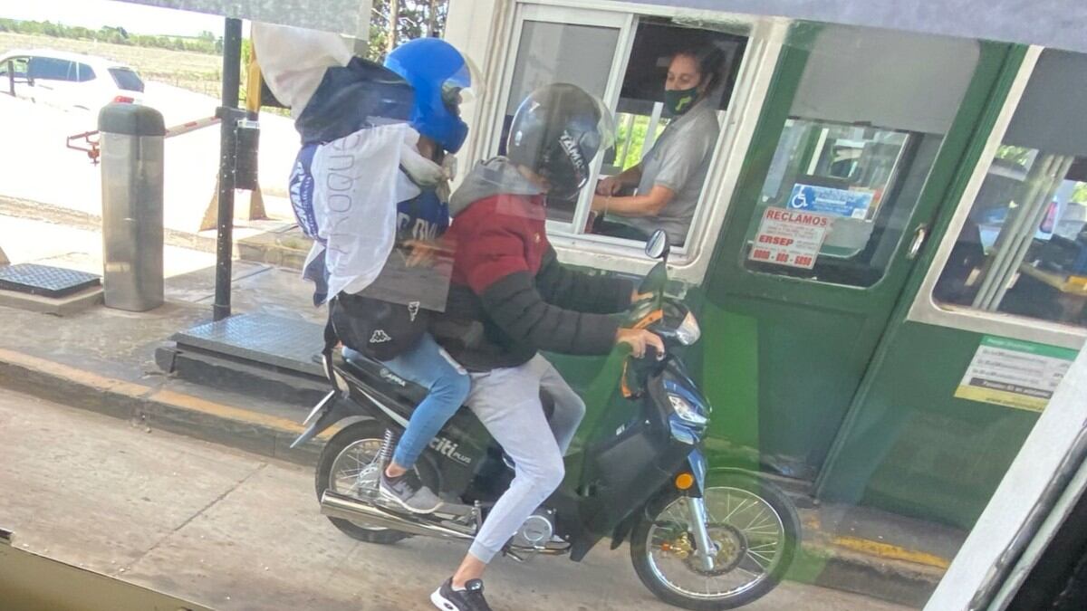 Los hinchas de Talleres que fueron a San Luis en moto contaron la historia detrás del viral