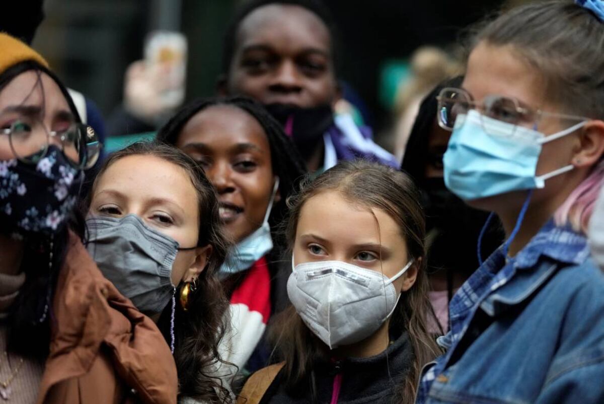 Miles de jóvenes reclaman en Glasgow más acciones contra el cambio climático