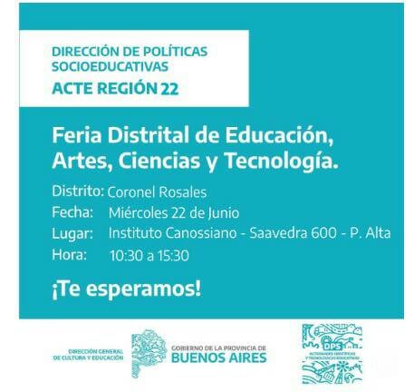 Feria de Educación, Arte, Ciencias y Tecnologías 2022