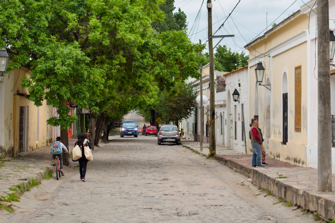 Calles empedradas de Villa Tulumba. (gentileza @tulumbavillatulumba)