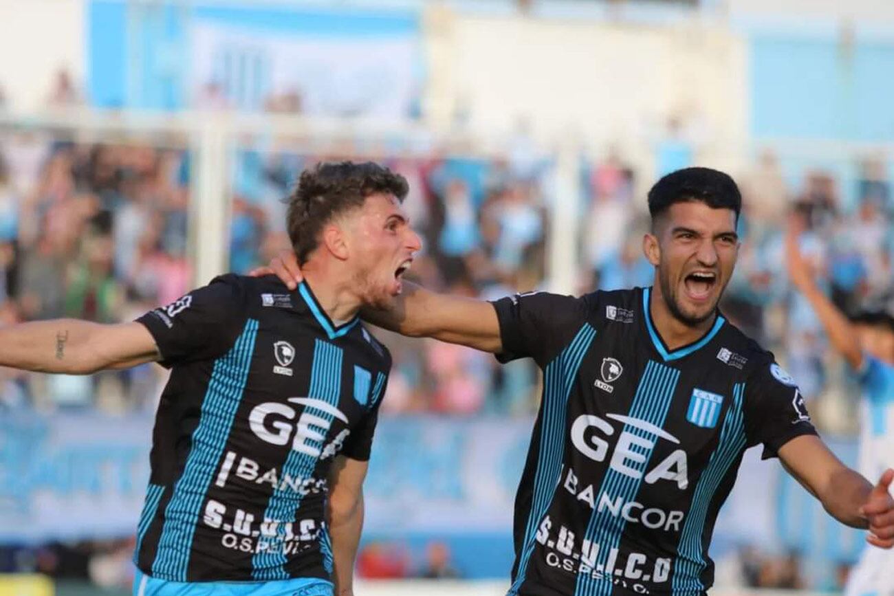 Racing de Nueva Italia empató 3 a 3 con Atlético de Rafaela, en el estadio Miguel Sancho, en el marco de la Primera Nacional. (Prensa Racing)