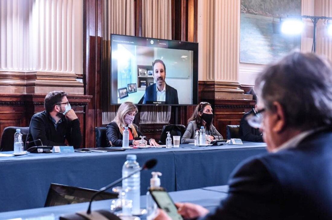 Nicolás Vaquer, del laboratorio Pfizer, despejó dudas sobre la negociación con el Gobierno antes diputados