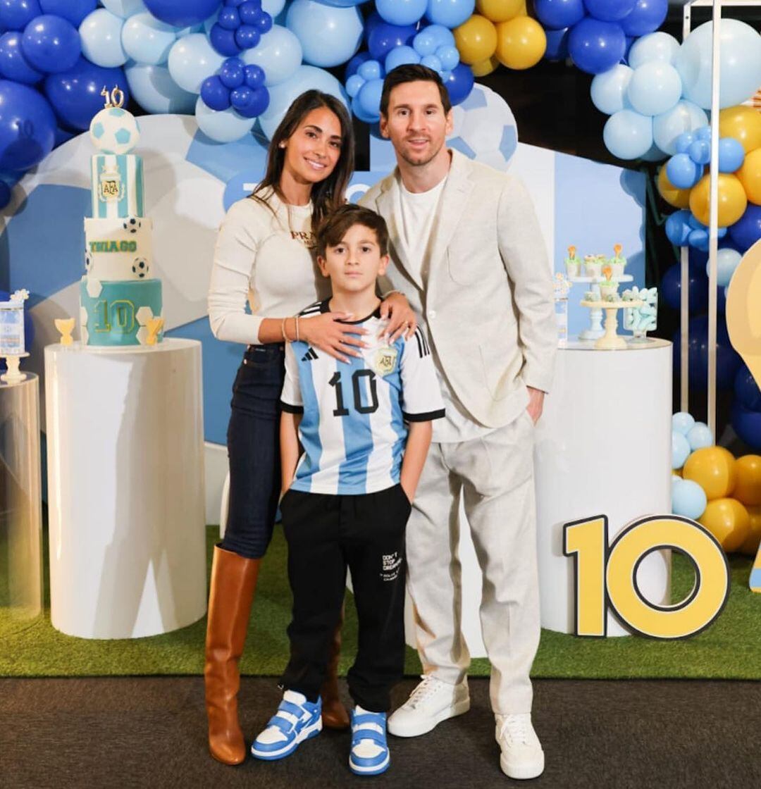 El 2 de noviembre, el matrimonio celebró el décimo cumpleaños de Thiago, su hijo mayor.