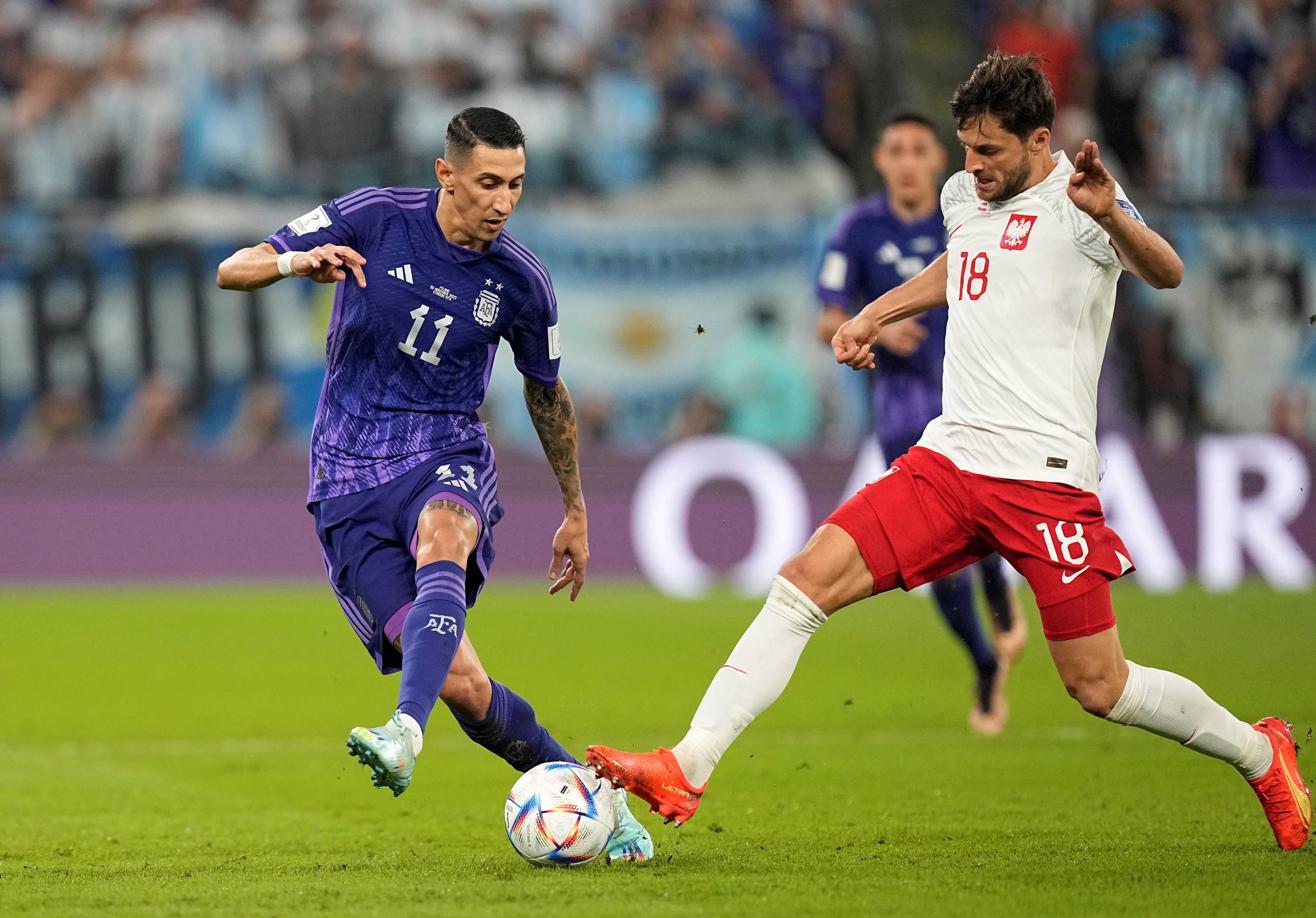 Ángel Di María tiene una recarga muscular y está en duda para el sábado. 