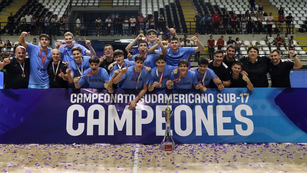 Argentina campeona sudamericana Sub 17.