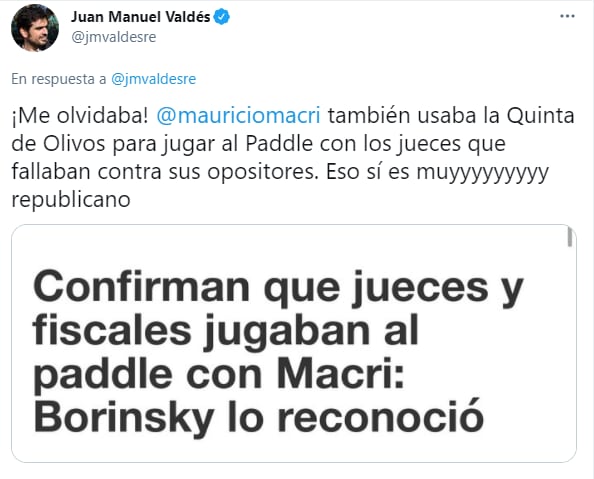 La respuesta a la denuncia de Waldo Wolff