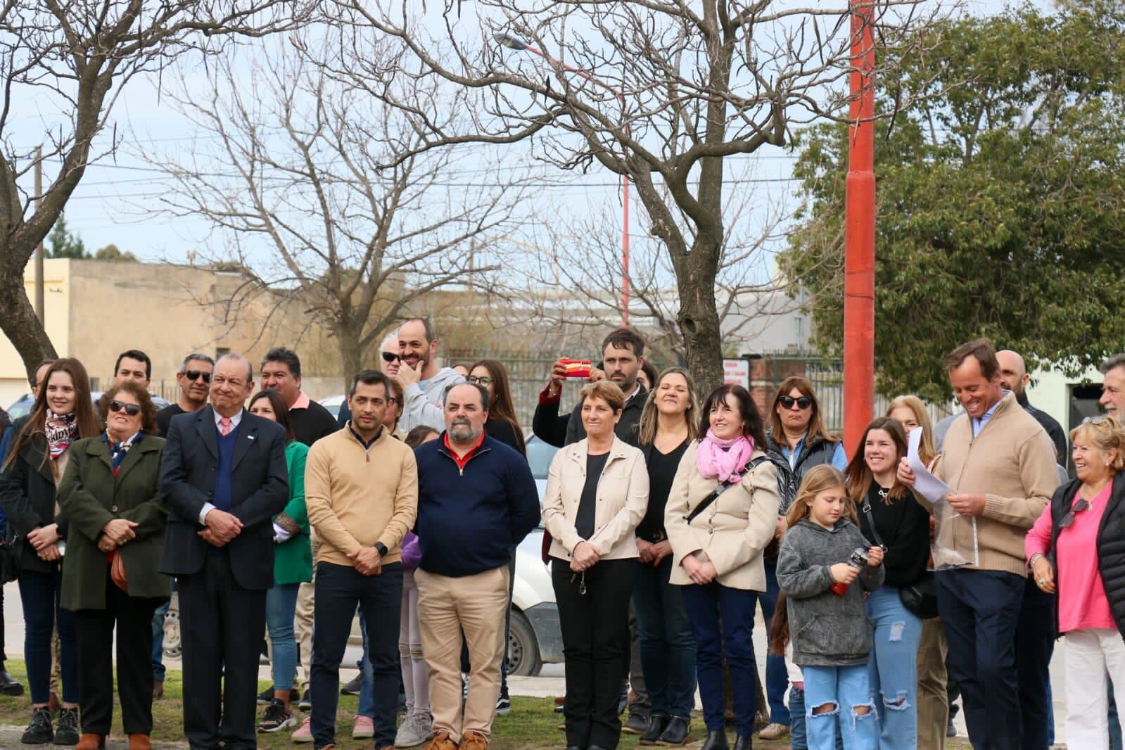 Inauguración de la Plazoleta de los Países Bajos