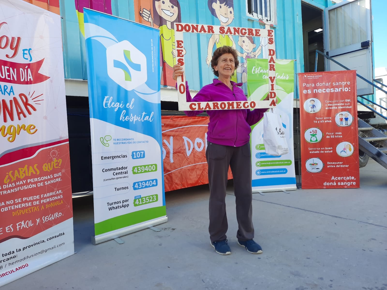 Exitosa campaña de donación de sangre en Claromecó