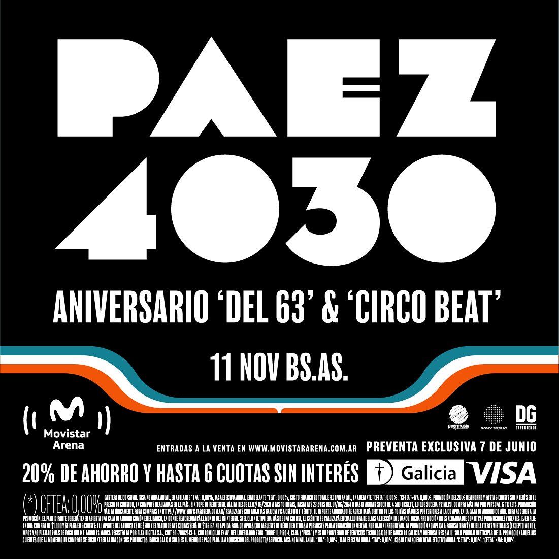 El proyecto combina las canciones de "Circo beat" y "Del 63".