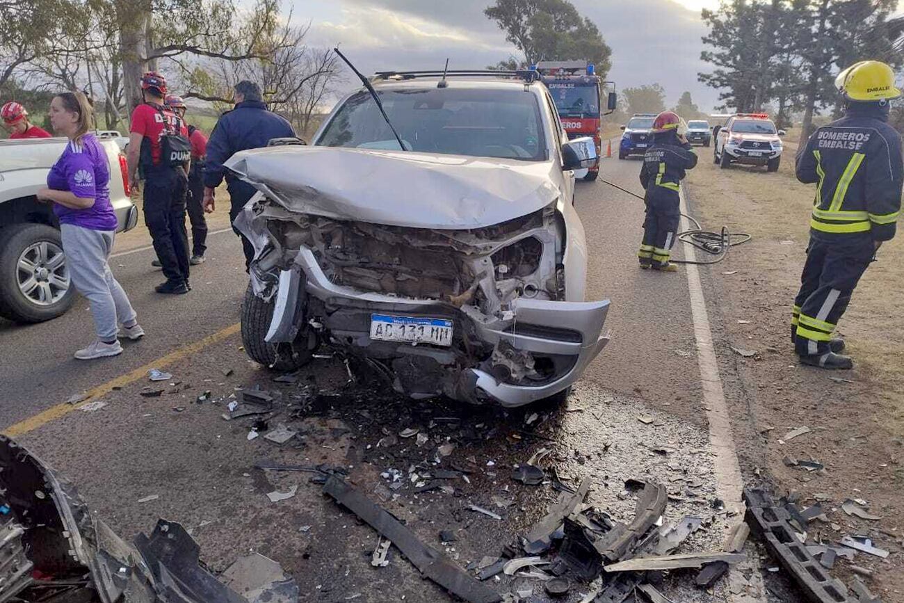 Siniestro con tres muertes en Embalse. (La Voz)