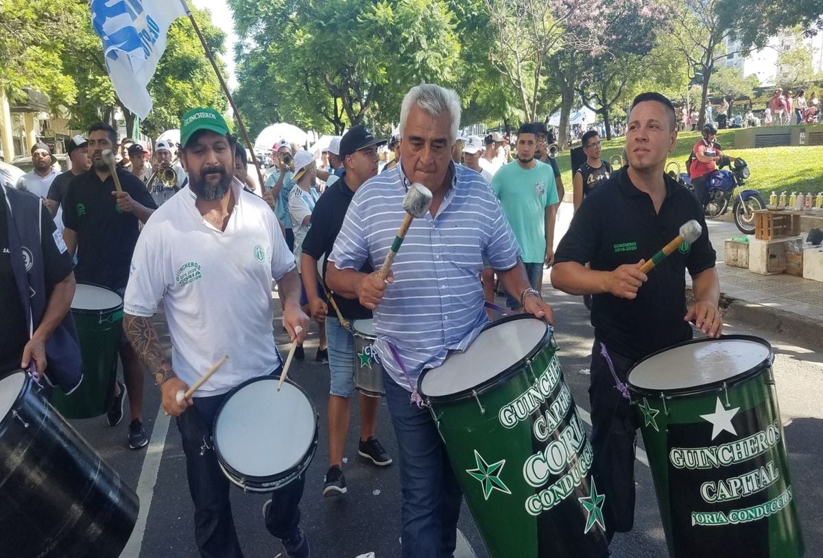 Roberto Coria, secretario general de Guincheros y dirigente de la CGT.