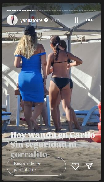 El llamativo gesto de Wanda Nara en medio de sus vacaciones con L-Gante