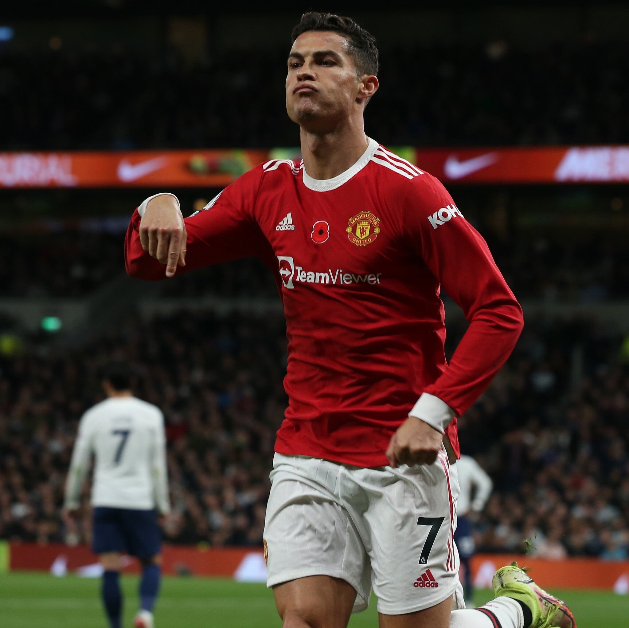 Cristiano Ronaldo celebrando un gol.