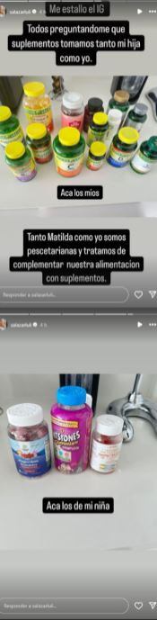 El motivo por el cual Luciana Salazar y su hija Matilda consumen tantos suplementos.