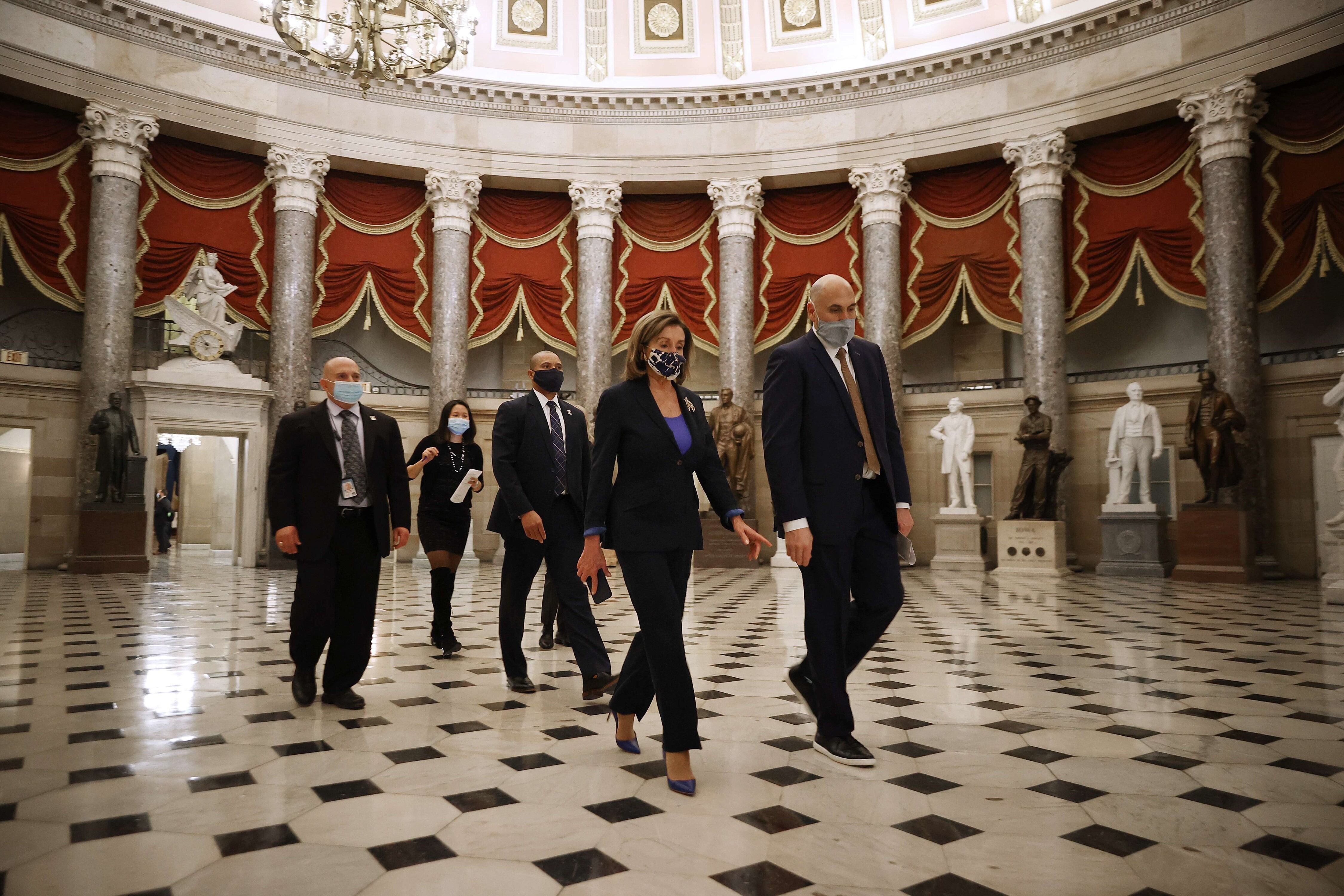 Nancy Pelosi en el Capitolio