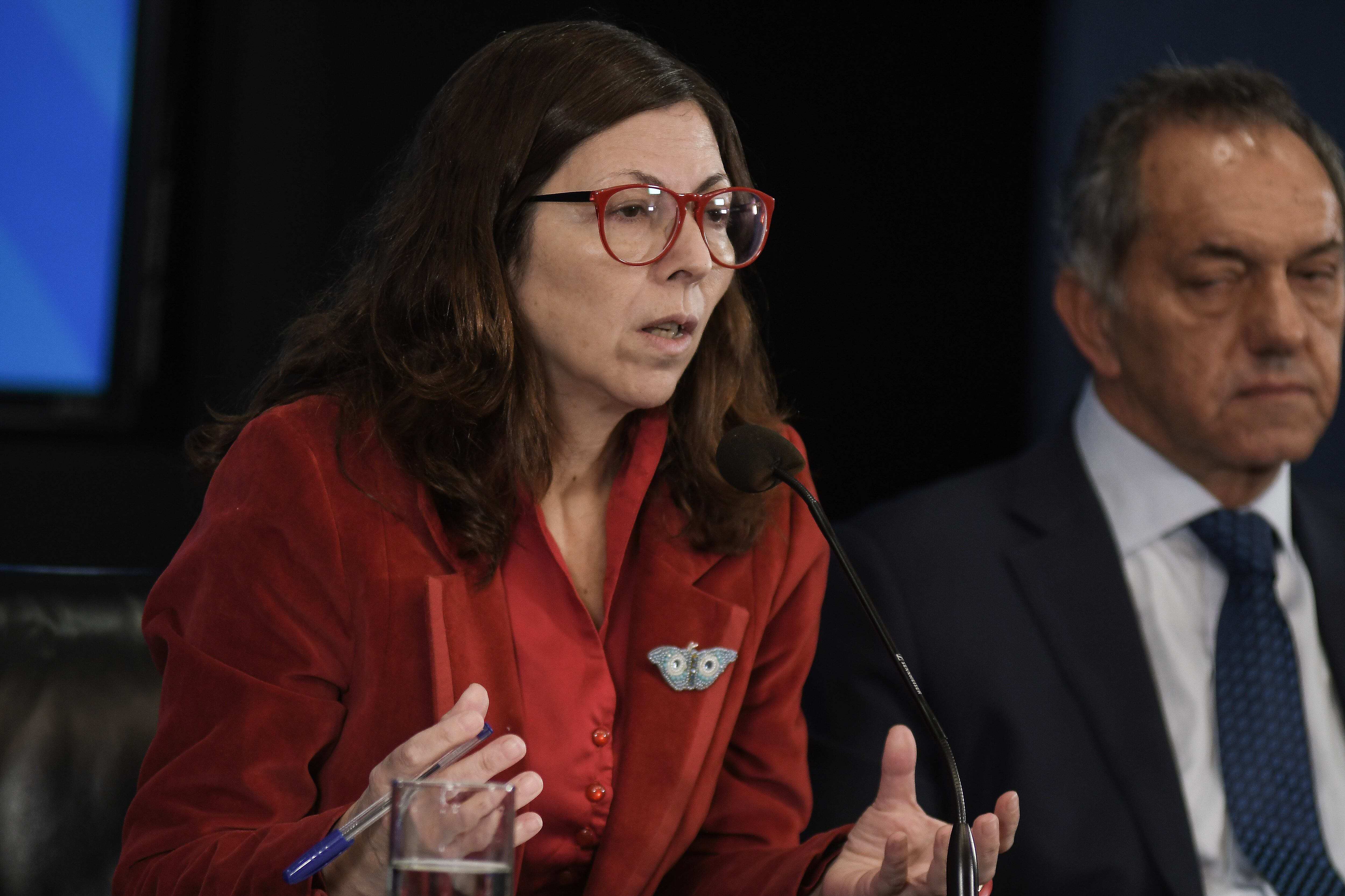 Silvina Batakis ofreció licitaciones de cuatro títulos con vencimiento en 2022, 2023 y 2027. Foto Federico López Claro.