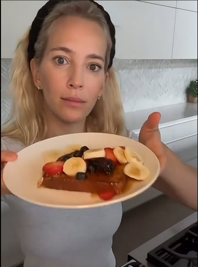 La receta de tostada francesa de Luisana Lopilato