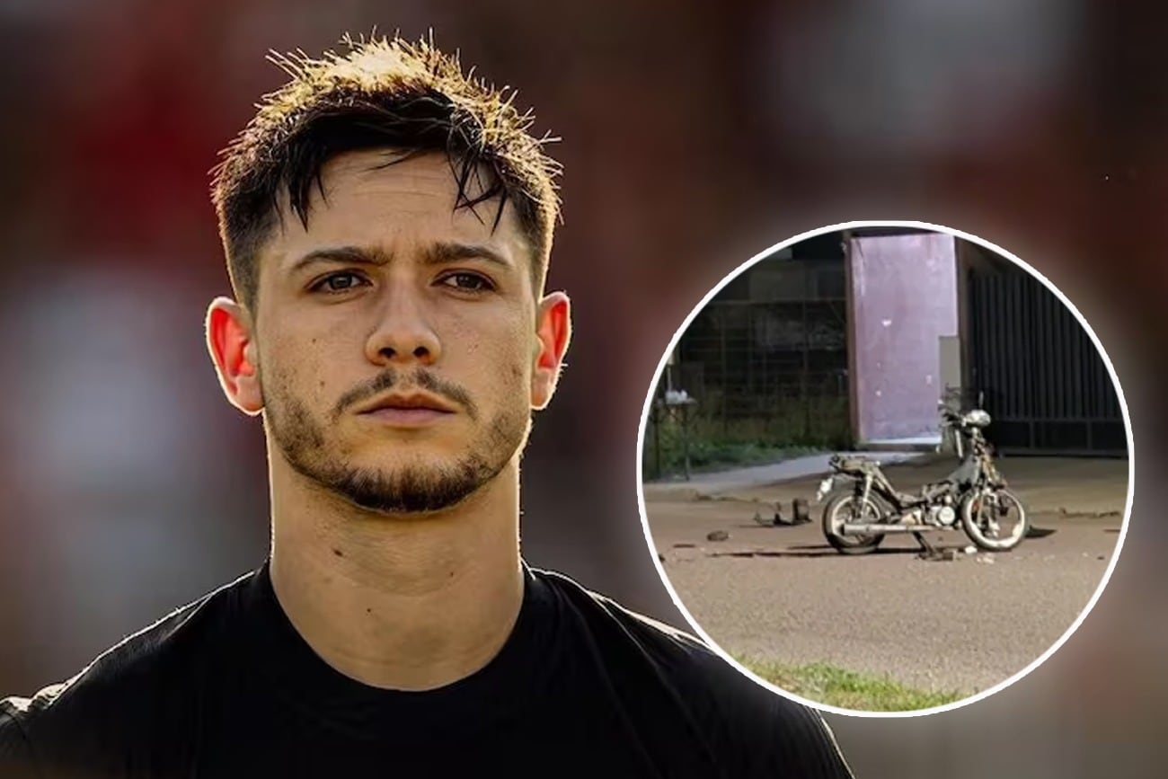 Rodrigo Garro chocó y mató a un motociclista.