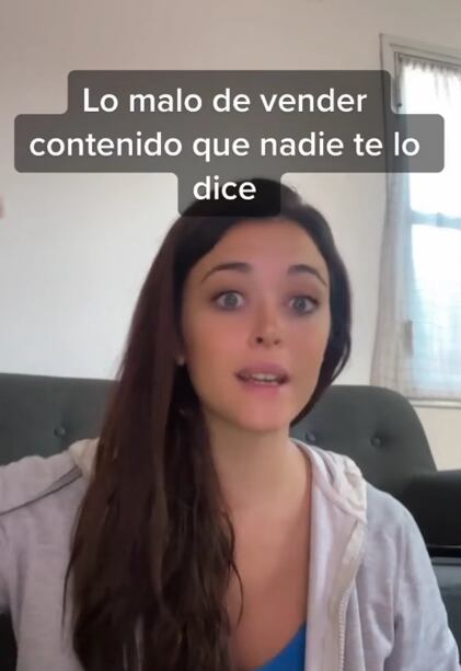 La joven aclaró los puntos más negativos sobre la creación de contenido en OnlyFans. / Foto: Tik Tok